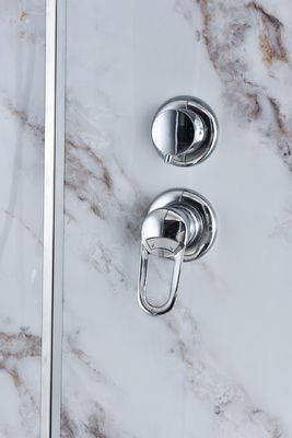 浴室の白い象限儀のシャワーのエンクロージャのアルミニウム フレーム