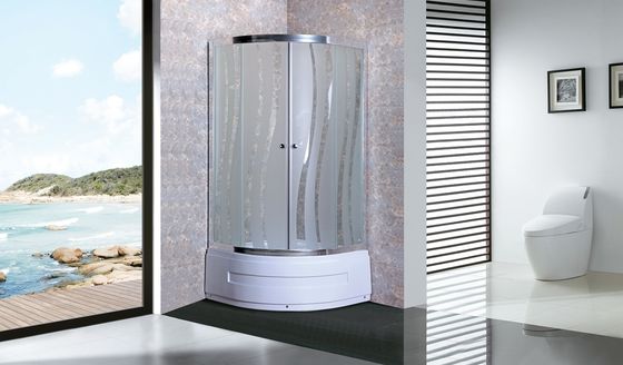 1000×1000×2000mmの浴室のガラス シャワーのエンクロージャの銀製アルミニウム フレーム