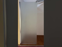 透明 オーダーメイド 8mm ガラス シャワー 囲み オフィスビル