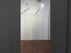 8mm 600x2000mm ピボット バス スクリーン 温められた安全ガラス